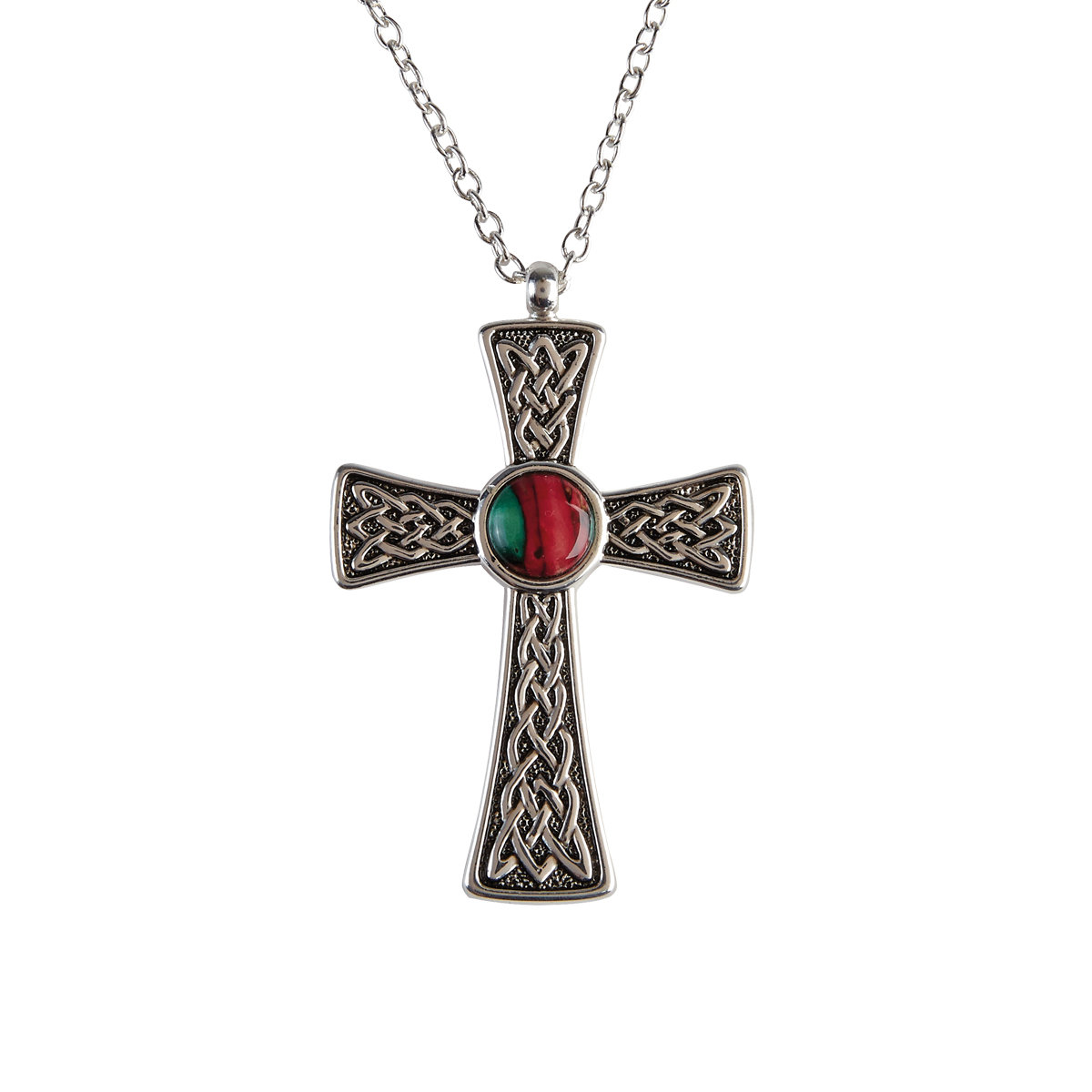 Celtic Cross Pendant - Silver Plated 